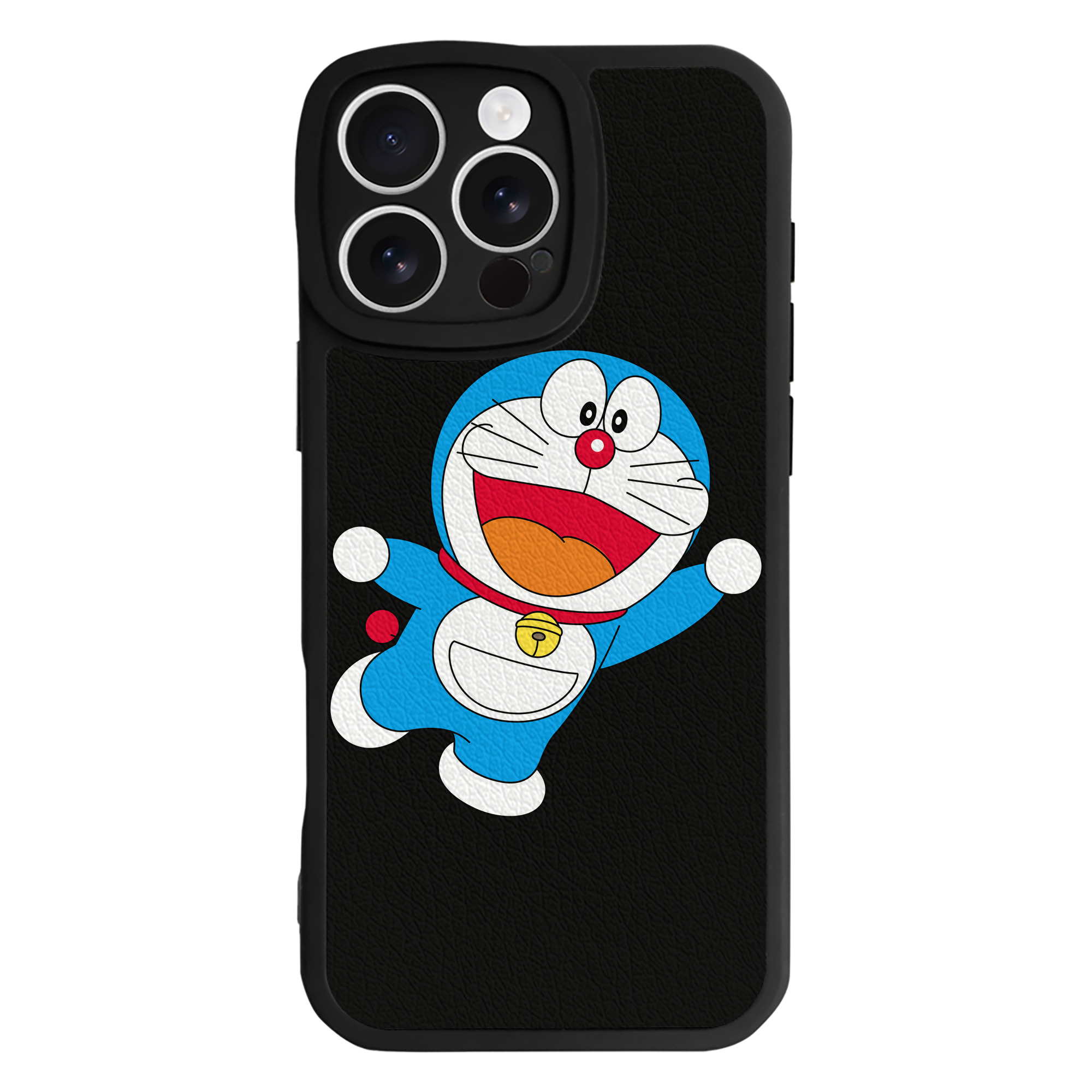 （画像用） ドラえもん Doraemon 【iPhone 16シリーズ対応】シリコンスマホケース（レザー調） 材質：シリコン